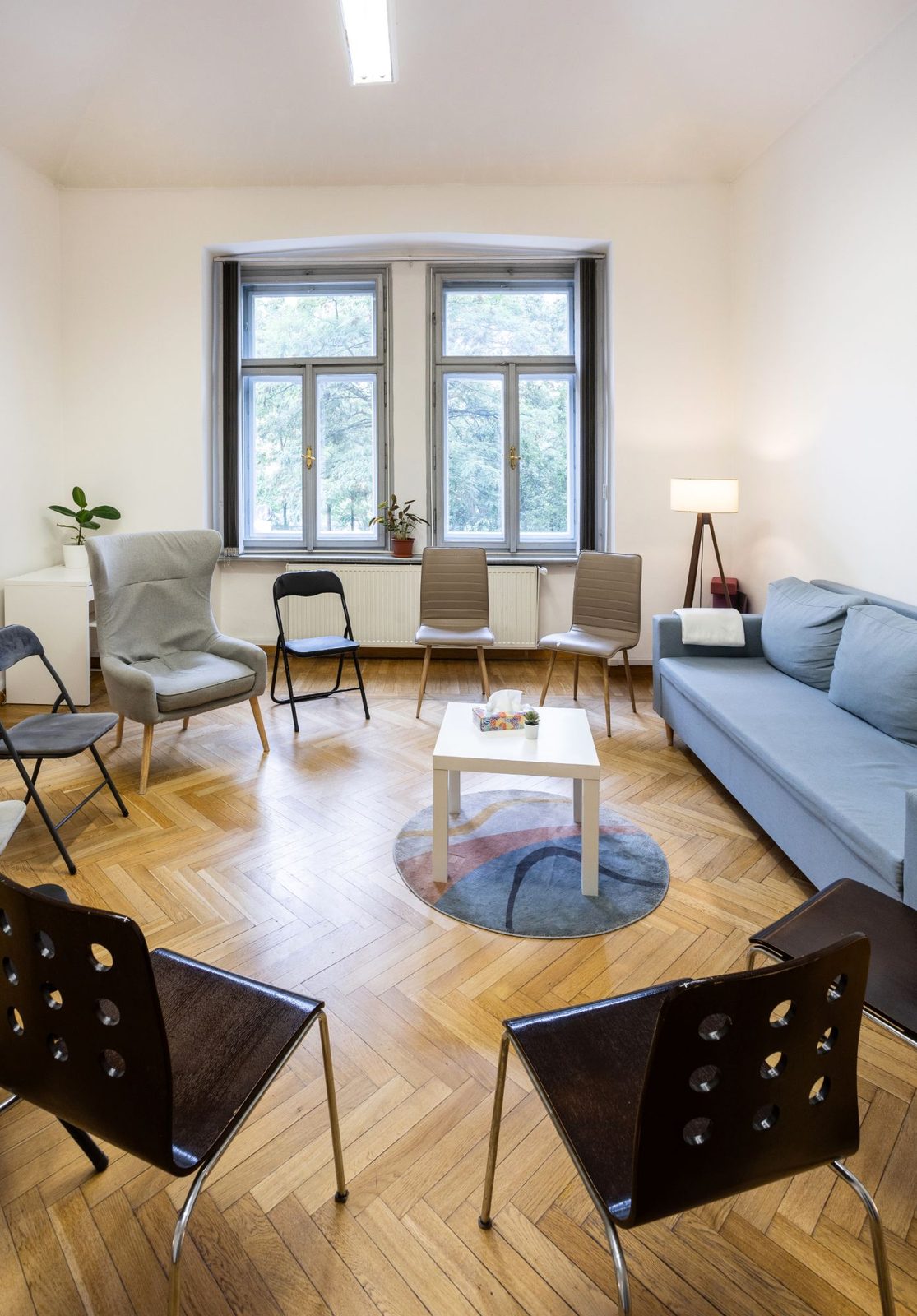Group room at Mezibranská 4, Prague 1