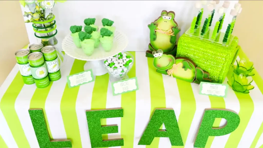 leap day celebration in green