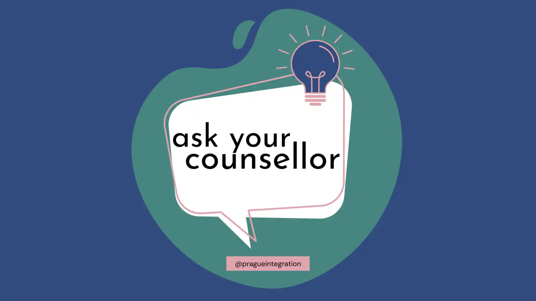 text saying ask your counselor at prague integration